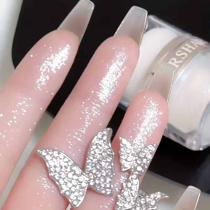 Surligneur à paillettes, poudre de pat à reflets féeriques à paillettes, poudre de surligneur de neige douce et scintillante pour le visage et le corps, maquillage surbrillant