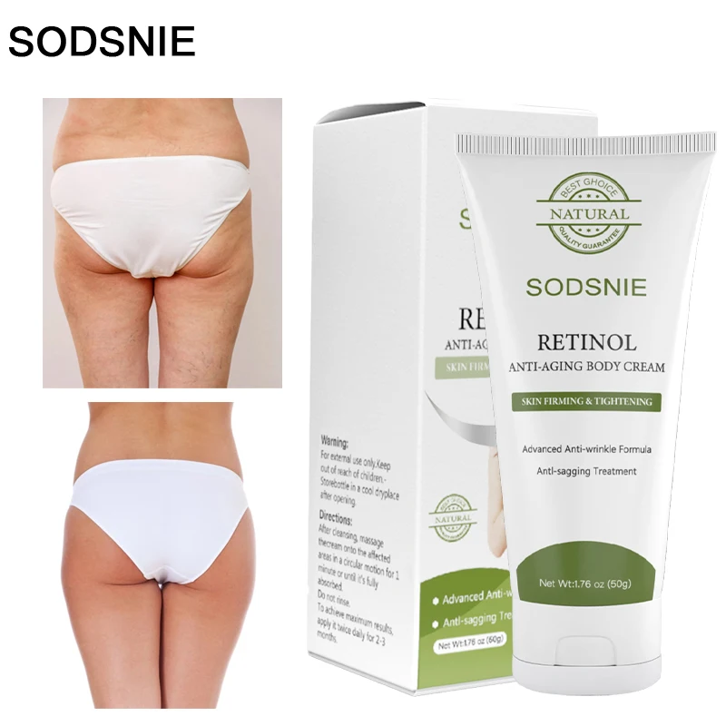 

Крем для тела ретинол против старения и морщин, увлажнение, улучшение сухости, шероховатости, гиалуроновая кислота, уход за кожей, 60 г