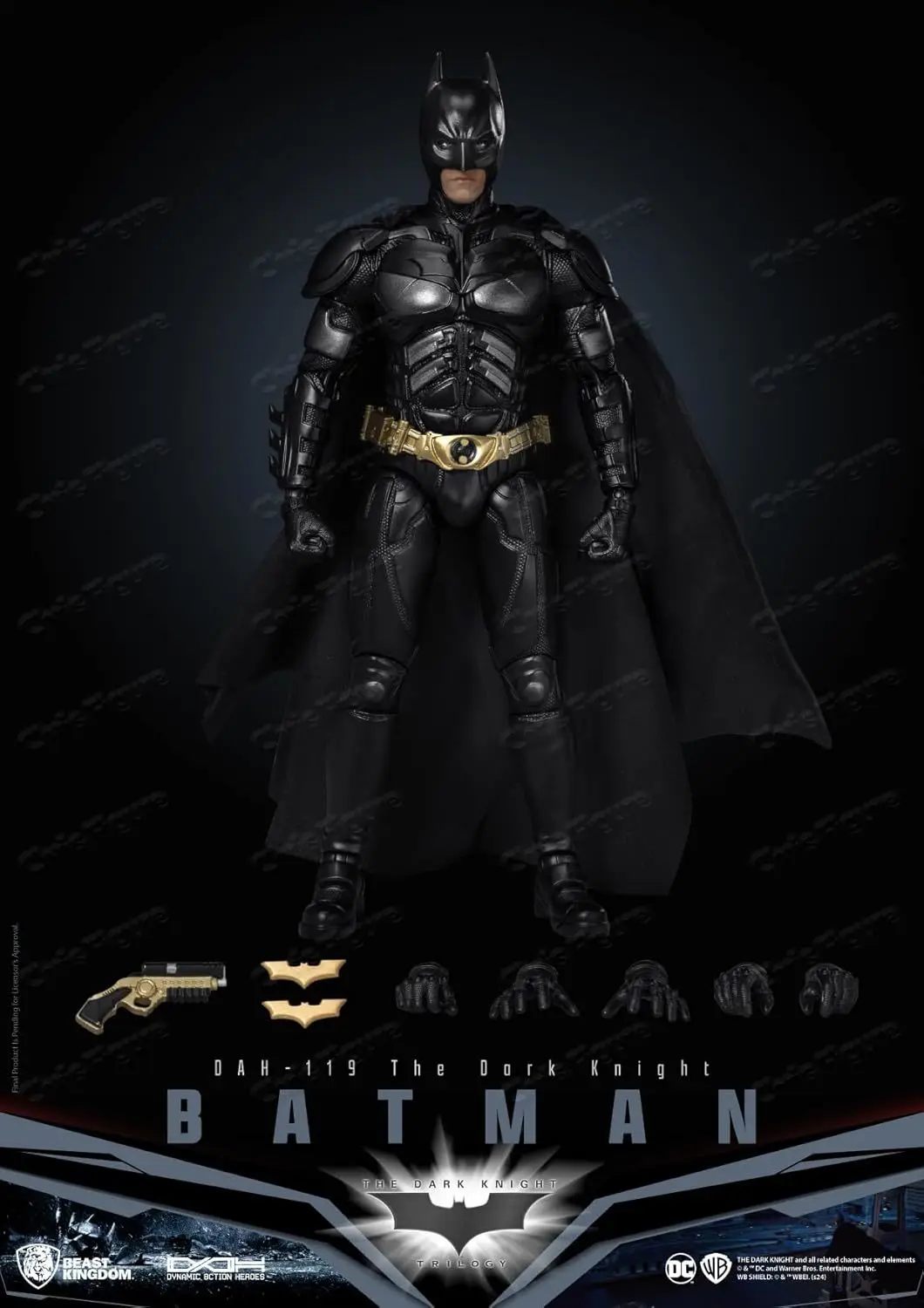 

8Inch Original Beast Kingdom DAH-119 DC Batman The Dark Knight Action Figures Collection Gift Toys