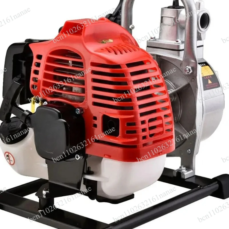 Portable High Flow Water Transfer Pump, 4-Stroke Garden Farm Irrigation Water Pump