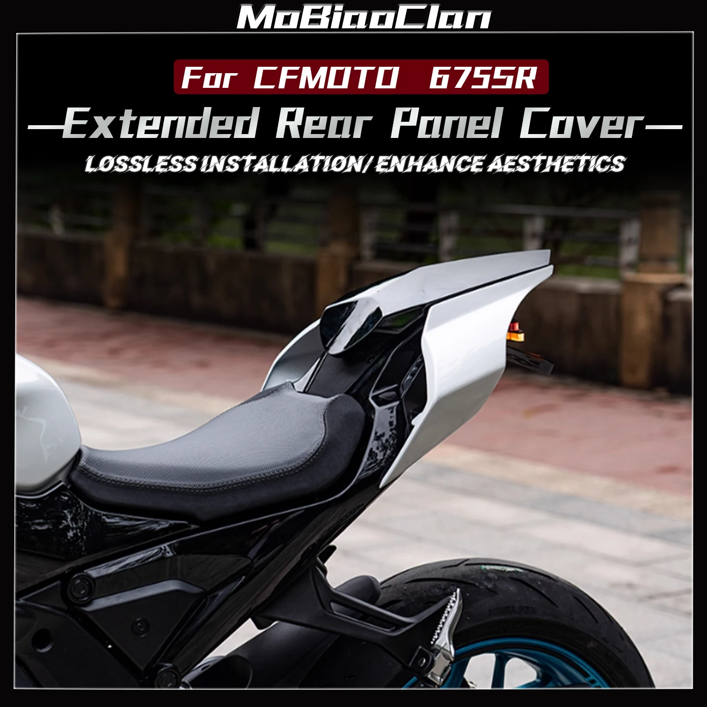 

Для CFMOTO 675SR-R 675sr 675NK 675nk модифицированный R1 задний конец в сборе, комплект расширенной крышки боковой панели, крышка заднего крыла, обтекатель