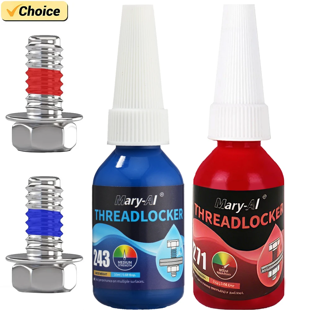 10g Anaerobic Screw Glue Strong Anti-slip Fastening Thread Locker High And Low Strength High-Temperature-Resistant Removable
