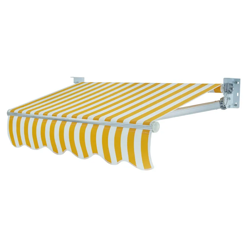 Outdoor Awnings Retractable Canopy Balcony Rainproof Aluminum Alloy Fold Contraction Hand Courtyard Roof Block Awning