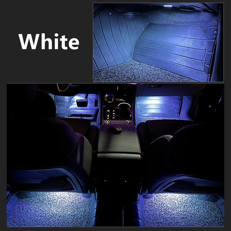 LED Auto Fußraum Atmosphäre Licht Innen Lampe Zubehör Für Audi A3 8P A1 8X A4 B7 B8 B9 A5 a6 C6 C7 A7 C8 TT Q3 8U Q5 8R Q7 – Detail 4