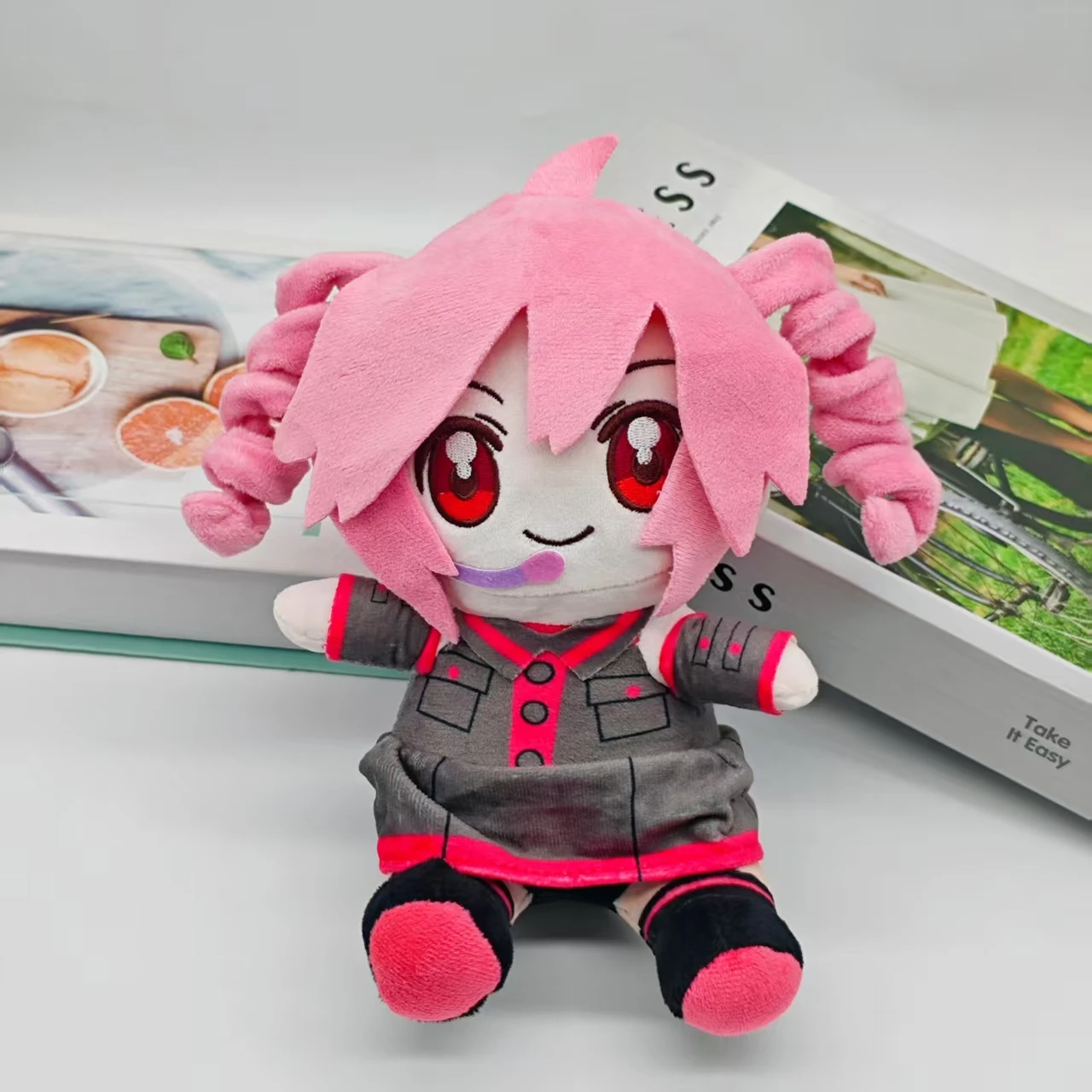 

Kasane Teto Plush Soft Pillow Home Decor 20cm Anime Peripherals Kawaii Teto Plushie Diva Vtuber Stuffed Teto Toy Children Adults