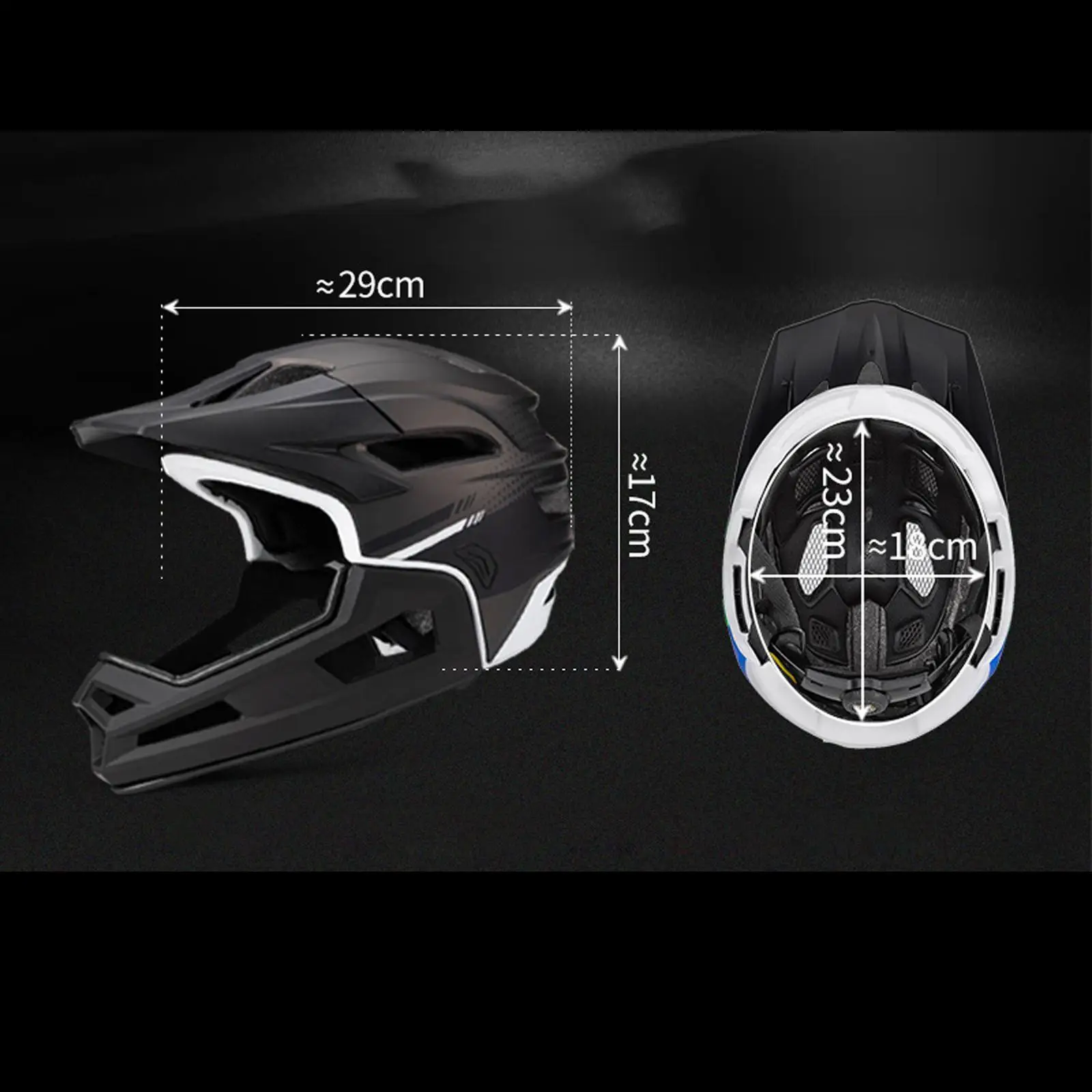 

Unisex Adult Bike Helmet Lightweight Full Face EPS Helmet Road Mountain Bicycle Safe Hat for Outdoor Sports