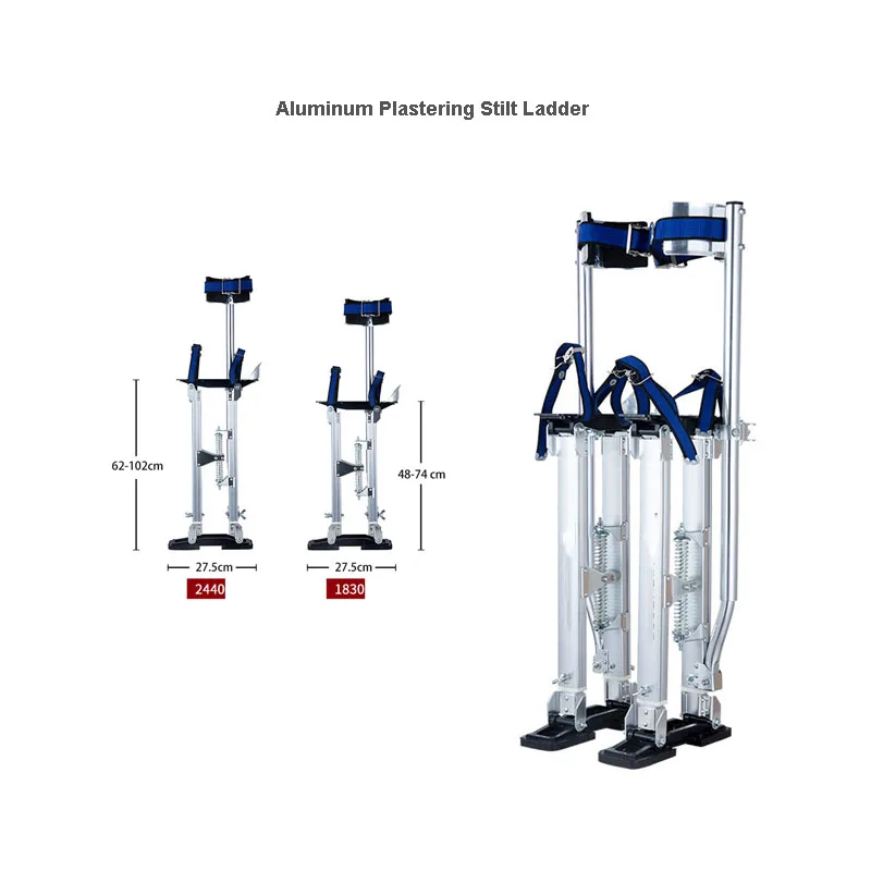 

Drywall Stilts Professional Aluminum Plastering Ladder Adjustable Plastering Stilts Paint Painter Tool Household Mobile