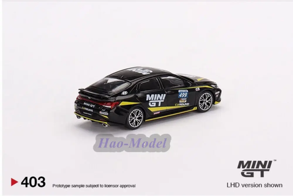 Tsm minigt 1/64 para hyundai elantra n 499 modelo de carro liga diecast simulação brinquedos meninos presentes aniversário hobby exibição coleção