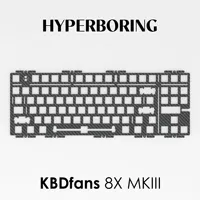 KBDfans 8X MKIII keyboard plate PP PC FR4 Aluminum ( plate-mounted stab type )