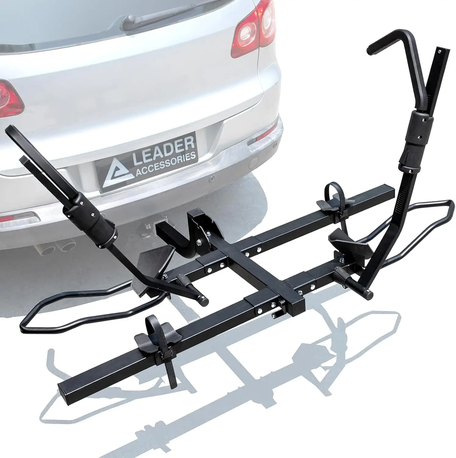 

Accessories 2" Hitch Bike Rack, Carry 2 Bikes up to 75 lbs Each for Standard, Fat Tire and Electric Bicycles - Heavy Duty