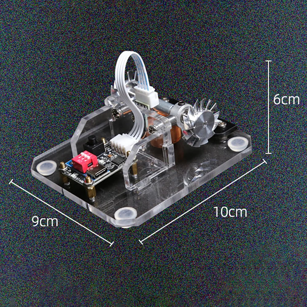 Small Metal Blade Brushless Motor Model 1500-3000RPM DIY Science Education Experiment Device Desktop Decoration