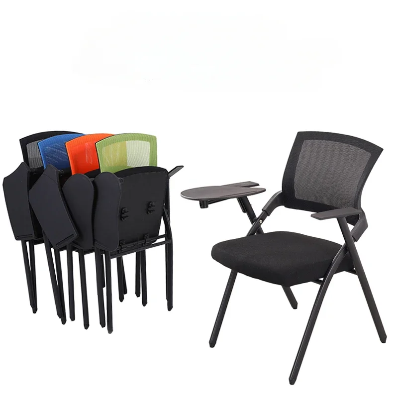 Training chair with writing board, folding training desk and chair, integrated desk and chair, conference room chair,