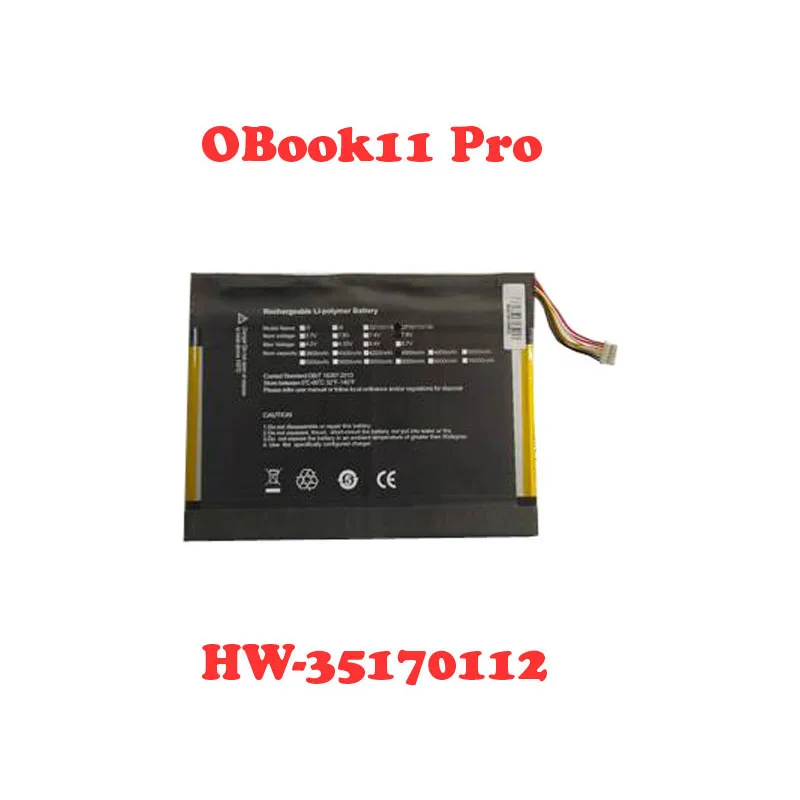 Laptop Battery For ONDA OBook 11 Pro HW-35170112 7.6V 4500mAh 33.3Wh