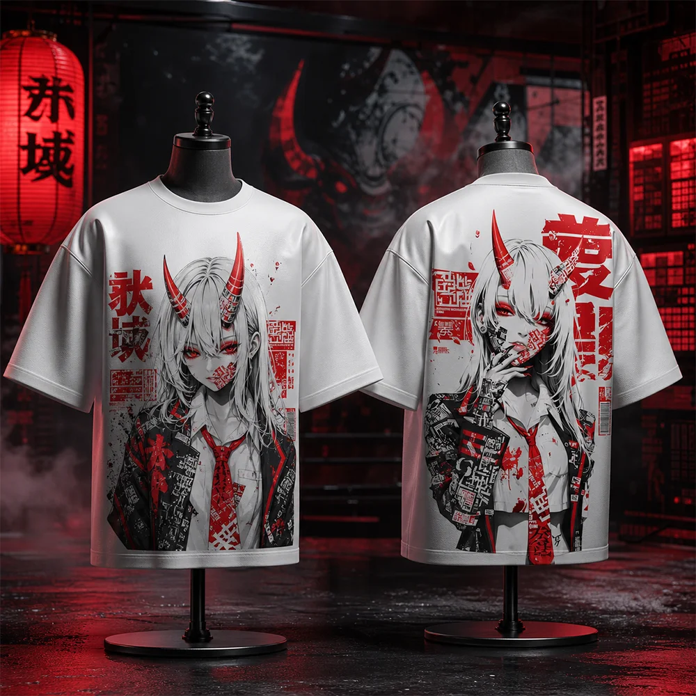 Unisex Schnelltrocknend Atmungsaktiv 3D-Druck Japanischer Anime Sport T-Shirt für Outdoor Streetwear Modische Eltern-Kind-Kleidung – Detail 4