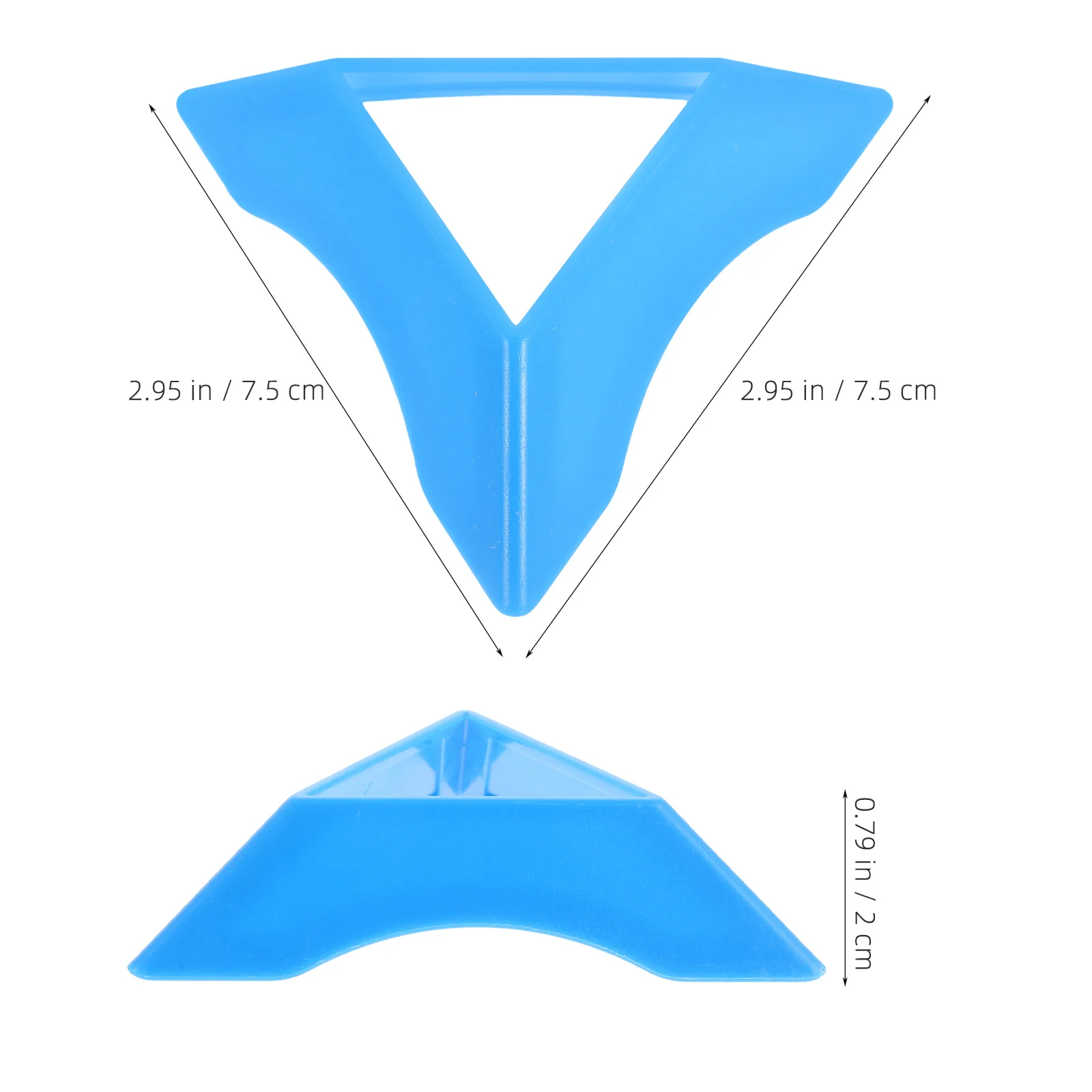 20Pcs Holder Colorful Triangular Stand for Puzzle Cube Display Secure Holder for Home Office Shelf Table Setup Decor