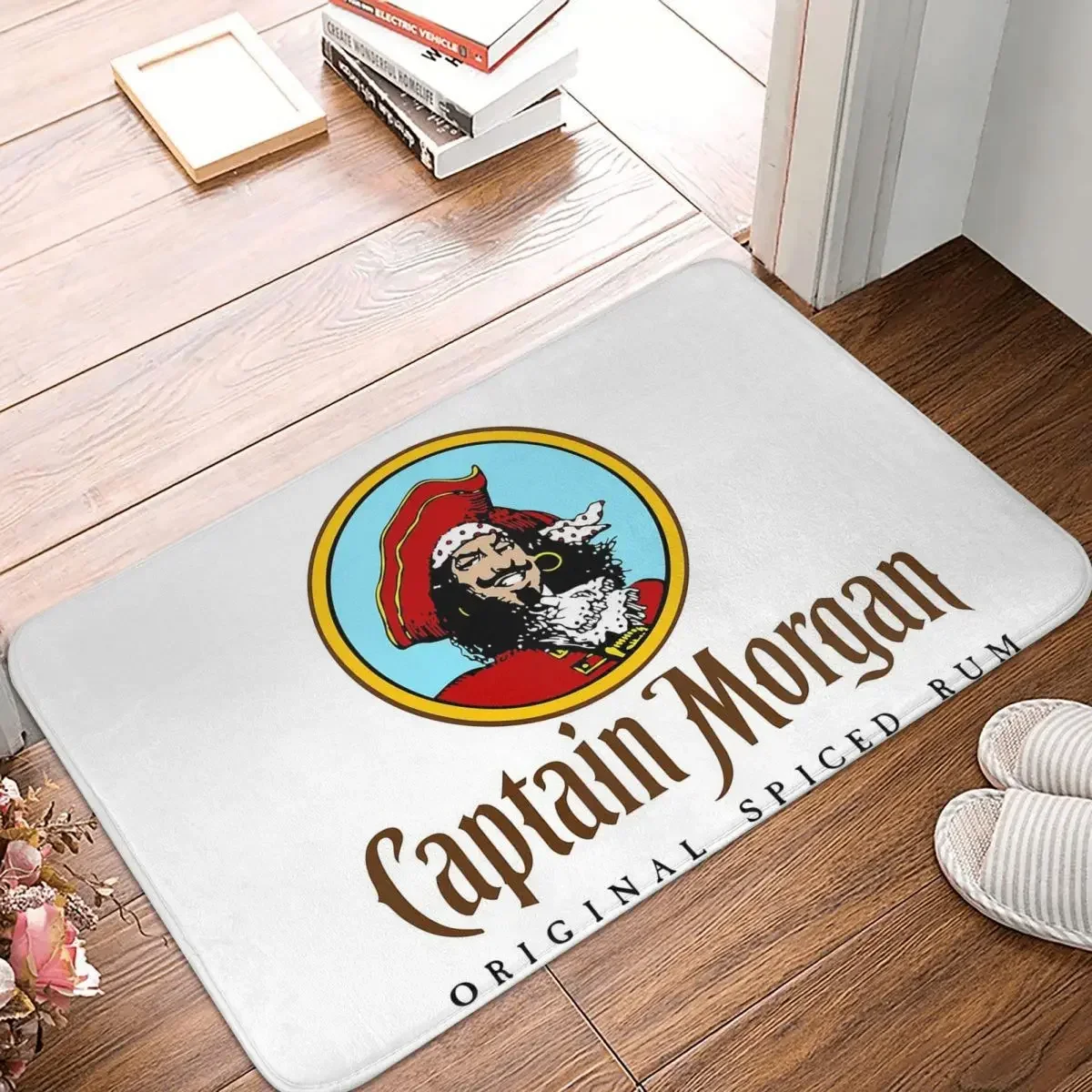 Captain Morgan Doormat Rug Carpet Mat Footpad Polyester Anti-slip Durable Front Room Corridor Kitchen Bedroom Balcony Toilet