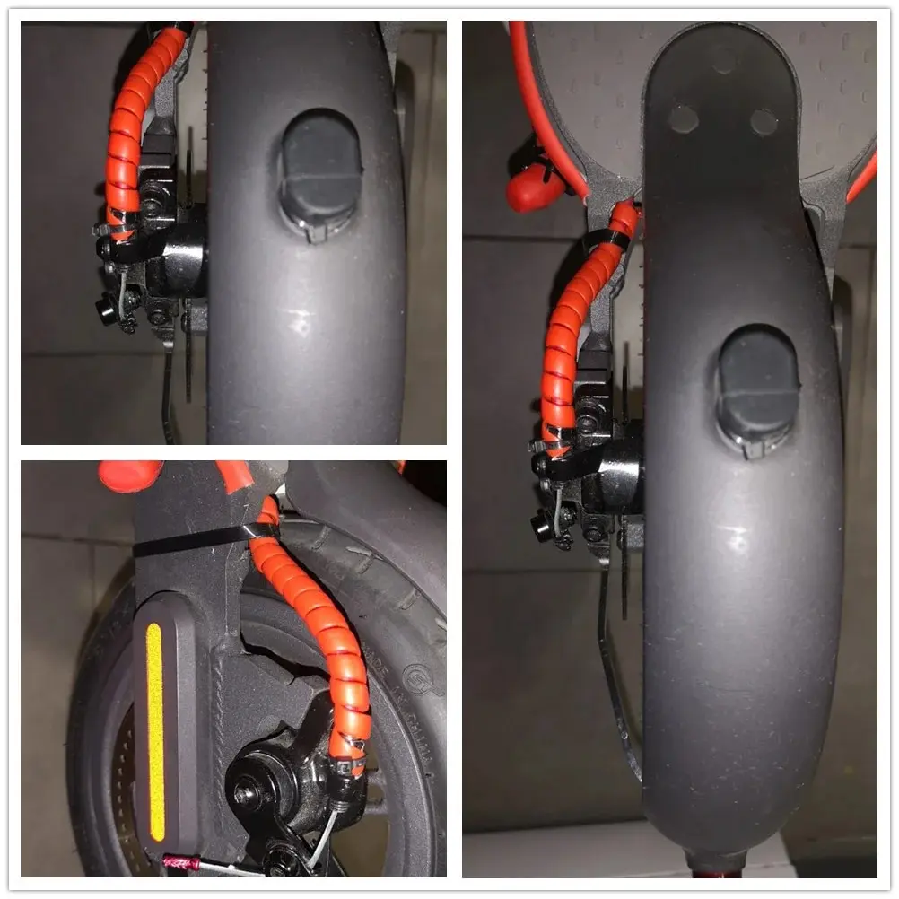 Scooter Frame Guard Line Brake Pipe Silicone Protection Cover for XIAOMI M365/PRO ES1 ES2 MAX G30 Electric Scooters Winding Pipe