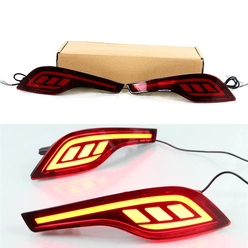 July King Car LED Brake Lights Compatible for Honda CR-V 2017 2018 2019, Rear Bumper Brake Light + Night Running Lighs DRL