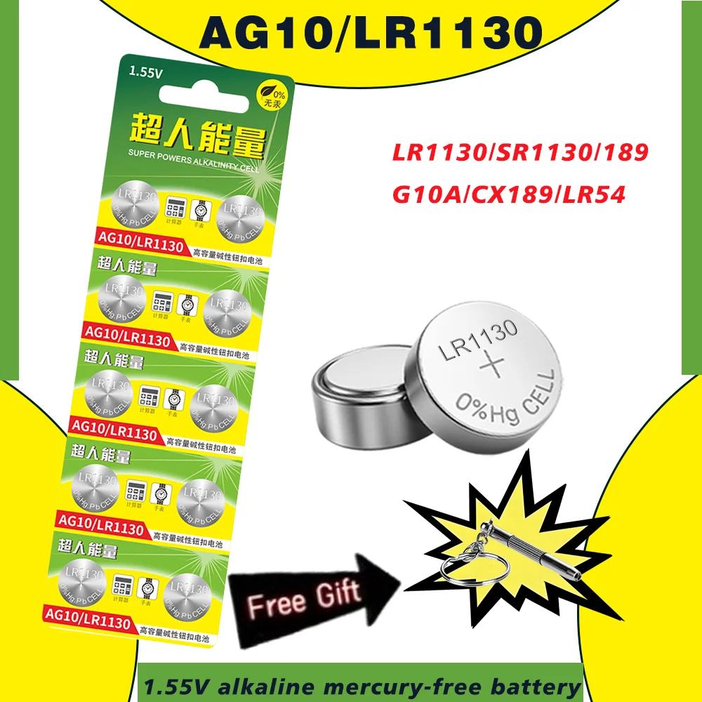 AG10 LR1130 Battery…