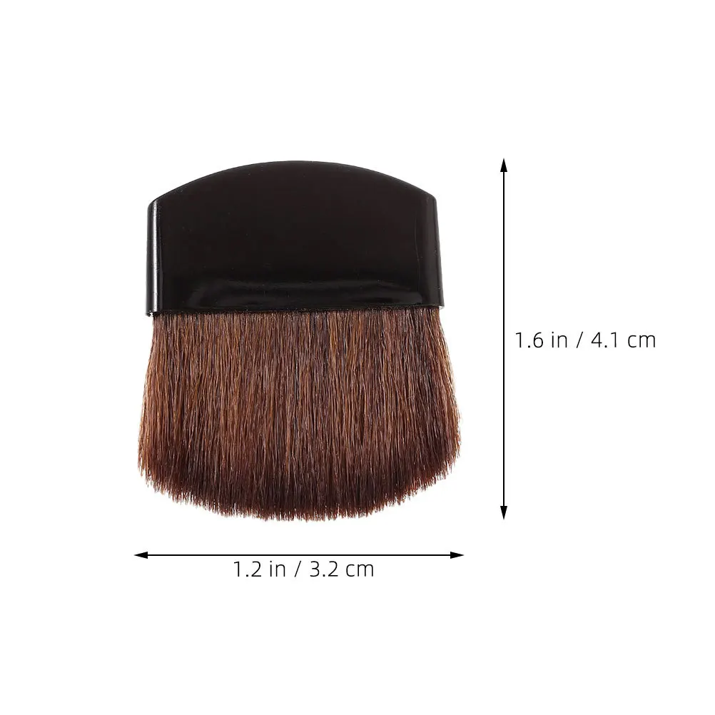 3Pcs Mini Soft Bristle Makeup Brushes Short Handle Powder Foundation Eye Shadow Small Brushes Travel Face Blush