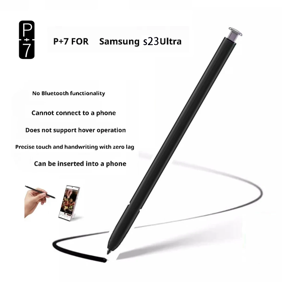 P+7 Stylus Without Bluetooth Pen For Samsung Galaxy S23Ultra Stylus SPen  S23U Pen Touch Screen Pen