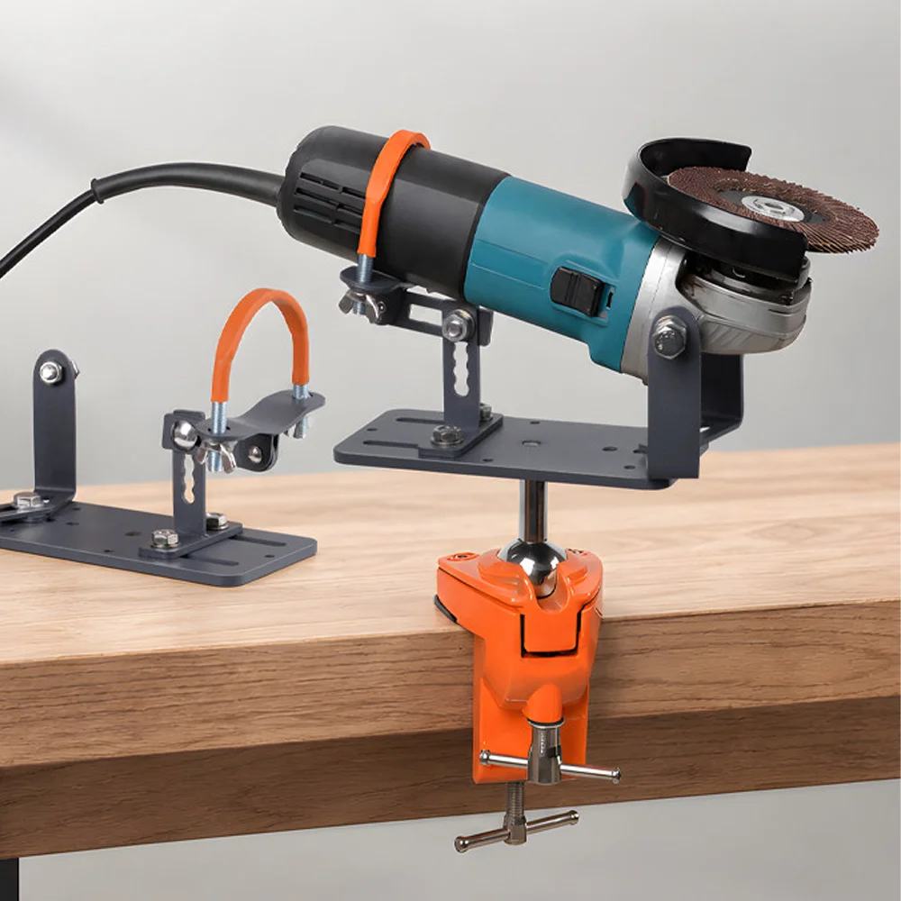 Multi-functional Handheld Grinder Polisher Support Bracket Grinding Tool Universal Angle Grinder Fixing Stand,