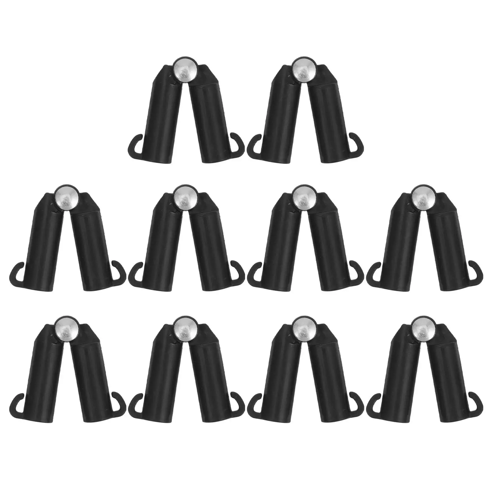 

10 Garden Accessories ABS Plastic B Type Connector Clip for Trellis Greenhouse Clamps Netting Tunnel Plant Support Climbing