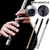 Miwayer Authentic Irish Whistle Flute C/D Key Tin Penny Whistle with 6 Holes Perfect Traditional Irish Music Musical Instrument