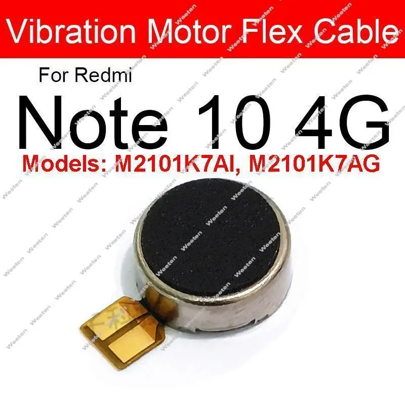 For Xiaomi Redmi Note 10 11 11T Pro+ Plus Max Note 10S 10T 11S 4G 5G Motor Vibrator Vibration Flex Cable Parts