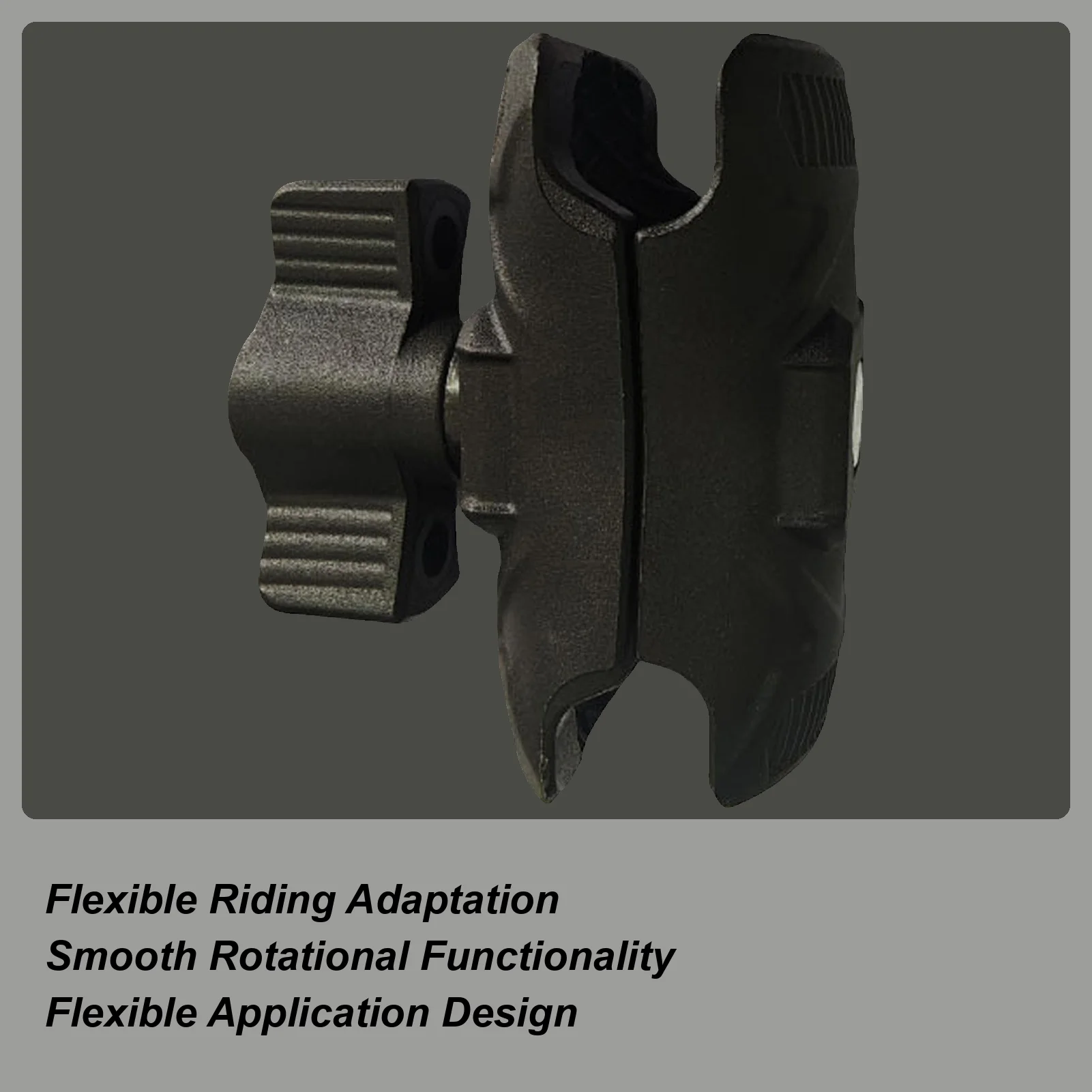 Cycling Handlebar Clamp Base Motorbike Handlebar Ball Clamp Mount Base Alloy Support 360-Degree Rotation For Urban Road Mountain