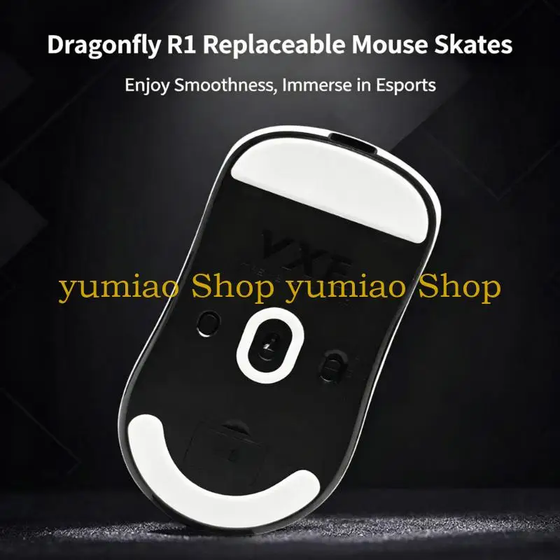 587B Espots ICE Mouse Skates Pad Quiet Glides For VXE R1Pro Quiet Operate In Shared Space And Night Use