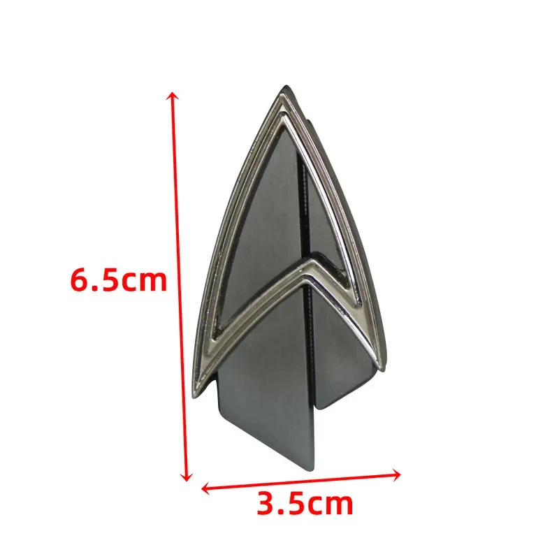 CyStar Cosplay Trek Command Division Badge Starfleet Pins Science Engineering Medical Metal Brooch Accessories Costume Props