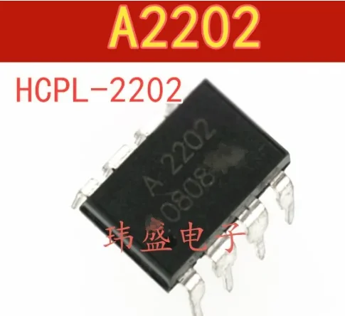 

10pcs A2202 HCPL-2202 DIP-8