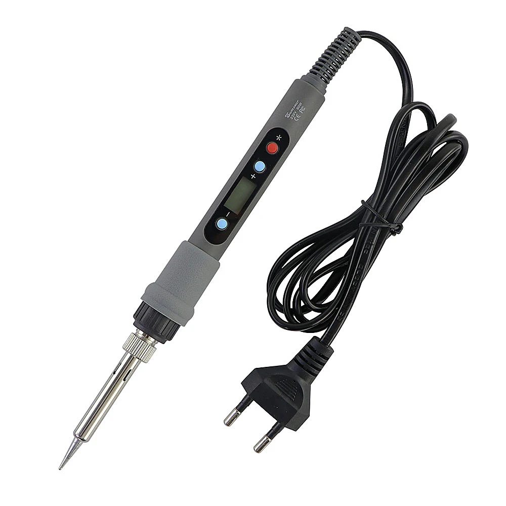 New Electric Solder Iron 80W 110V 220V Adjustable Temperature Digital Display With Switch Welding Soldering Heat Repair Tool Kit