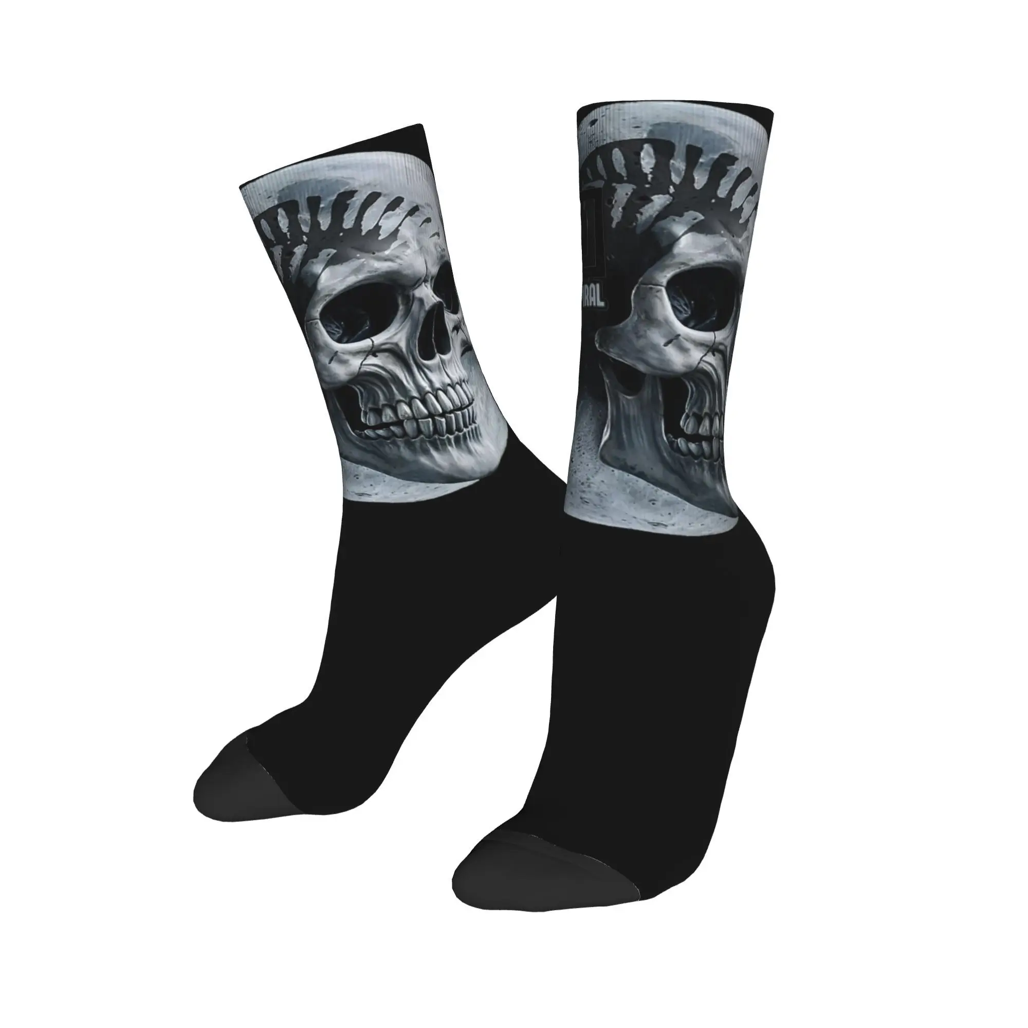 NIN Band The Downward Spiral Crew Socks for Women Men All Season Nine Inch Nails Soft Crew Socks Non-slip