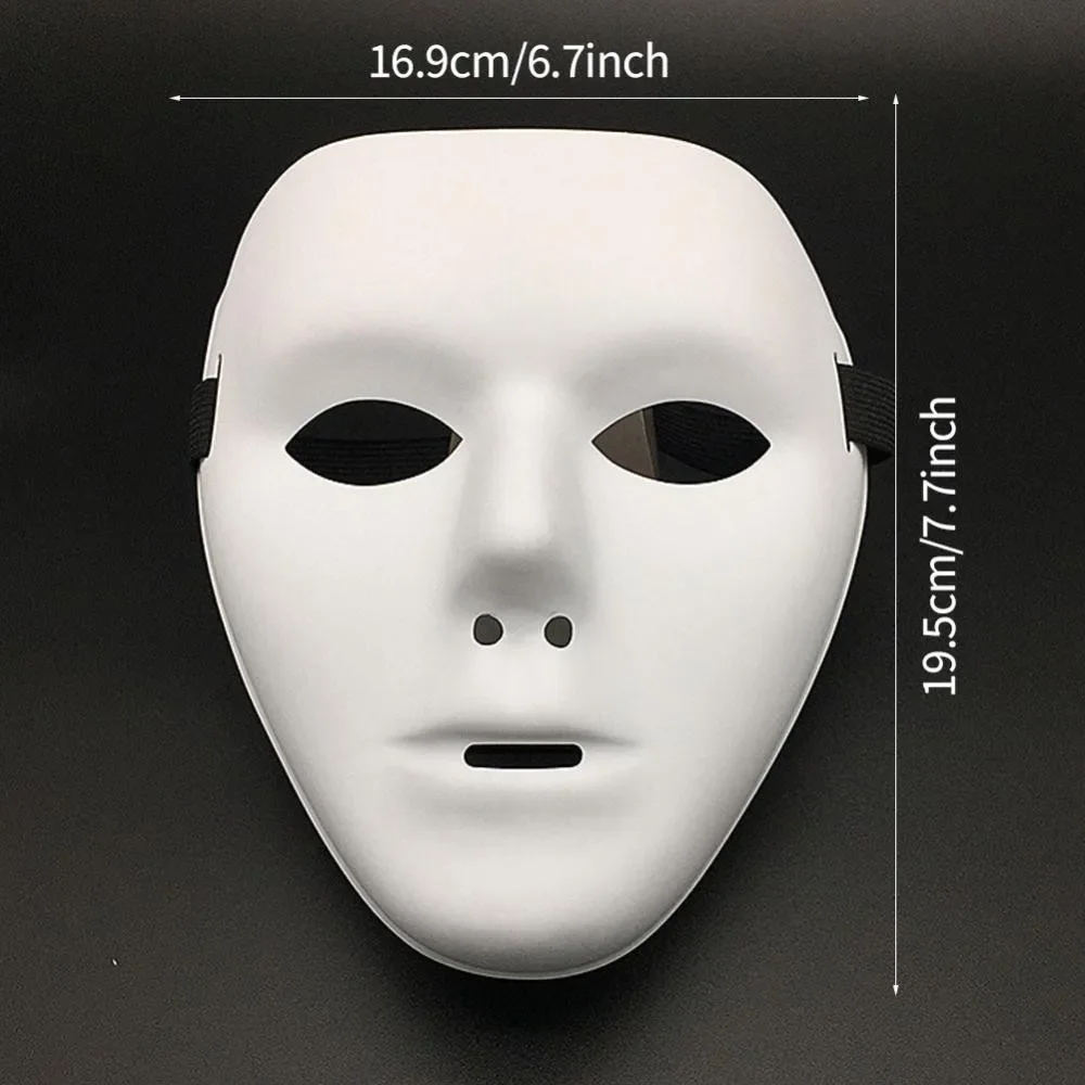 Halloween Phantom Masquerade Cosplay Mask with Elastic Band for Adult Male Full Face Horror Cosplay Mask Ball Party Props