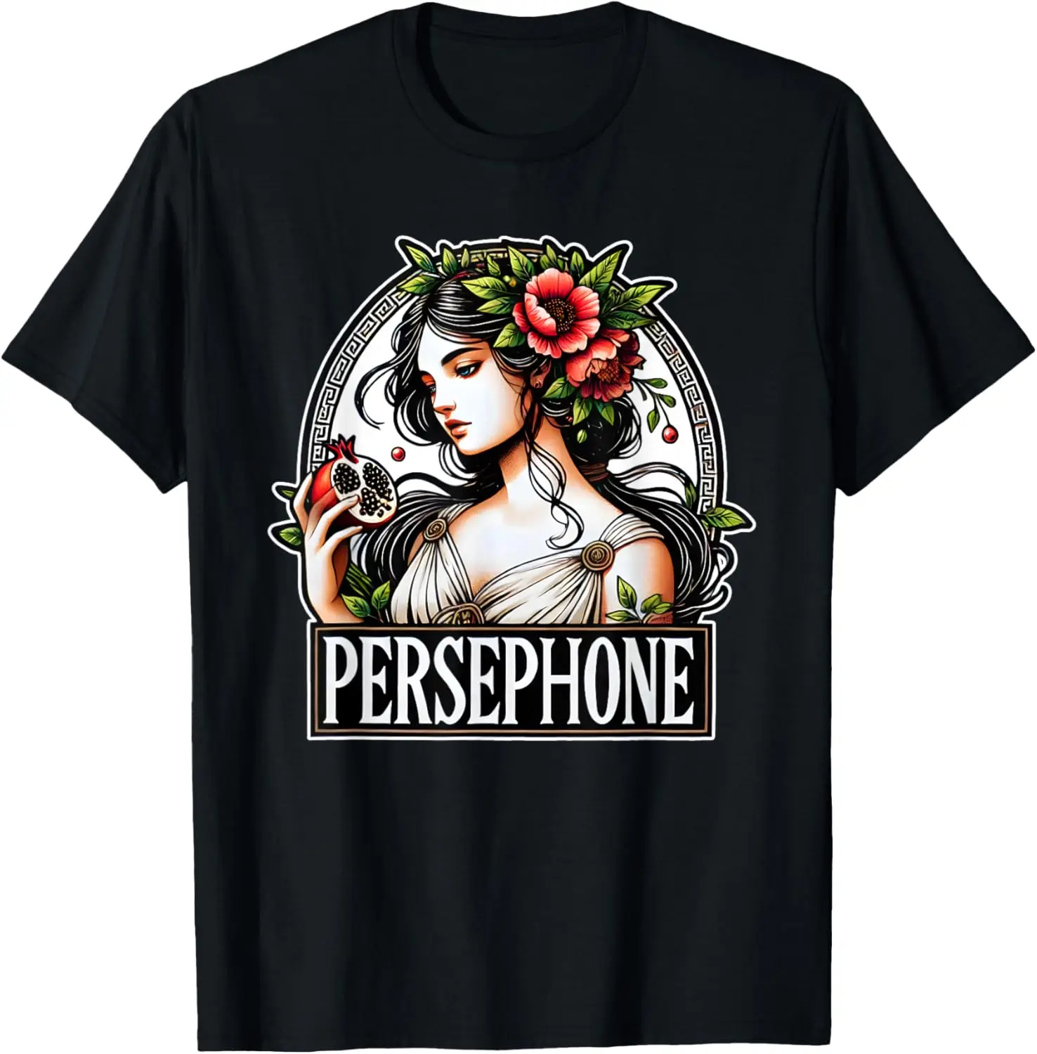 Persephone Griekse godin lente oude Griekenland granaatappels T-shirt