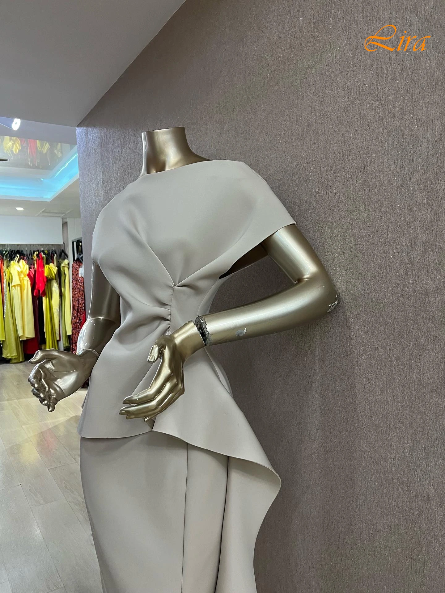 Robe de soirée formelle élégante à col rond droit personnalisée et robes de bal modernes à la mode robe de soirée de haute qualité de haute qualité