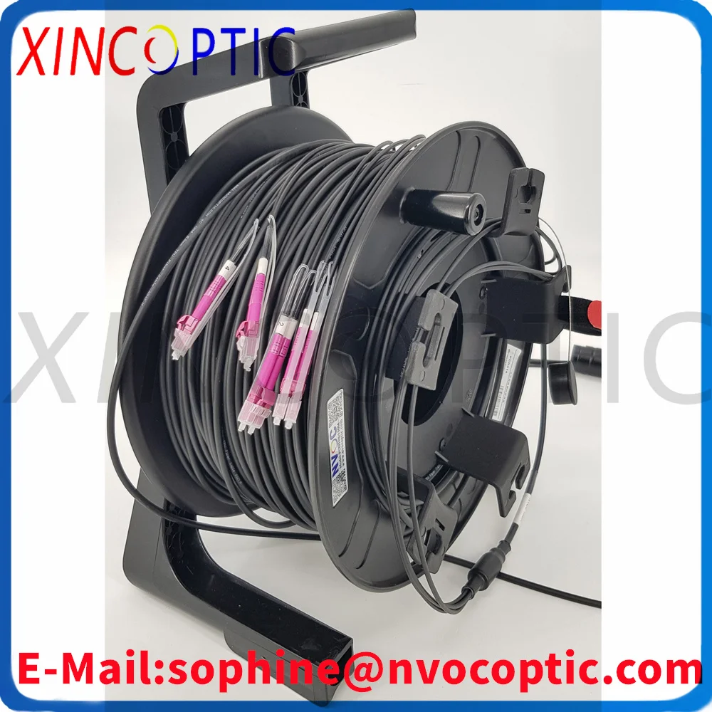 

4Cores 150M 200M OM4,5.0mm Черная куртка из ТПУ. PDLC/UPC (дуплекс) — PDLC/UPC (дуплексный) оптоволоконный бронированный патч-корд с катушкой PCD310