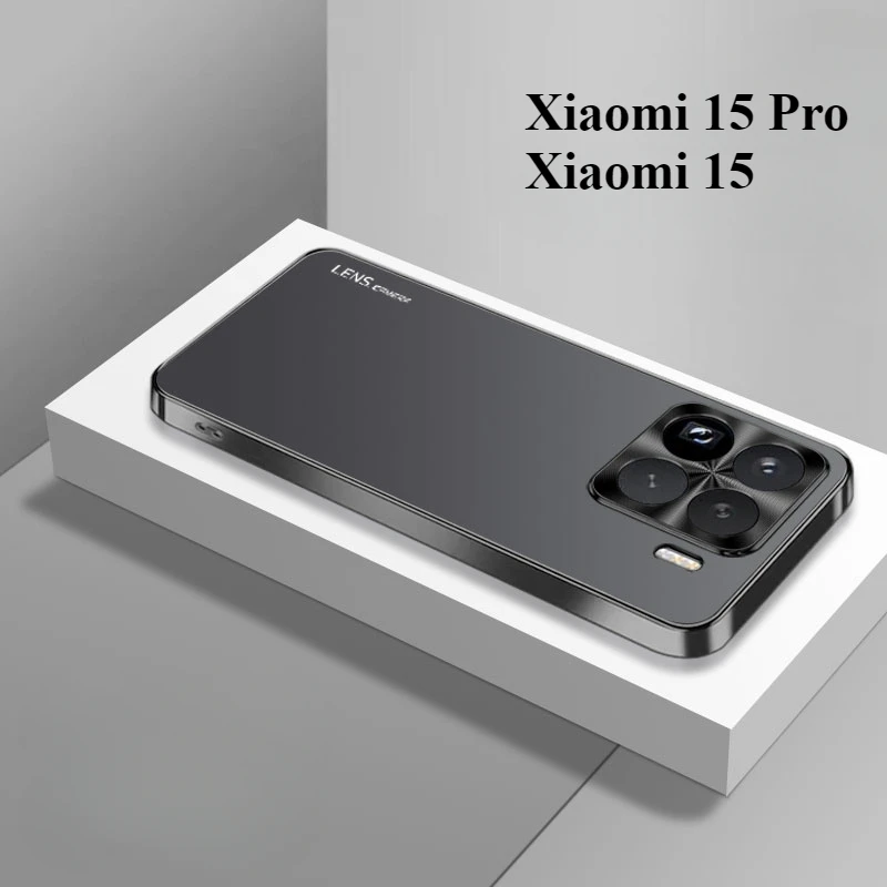 Case For Xiaomi 15 15Pro Luxury Electroplated Acrylic Shockproof Lens Full Protection Cover For Xiaomi 15 Pro Bumper Funda