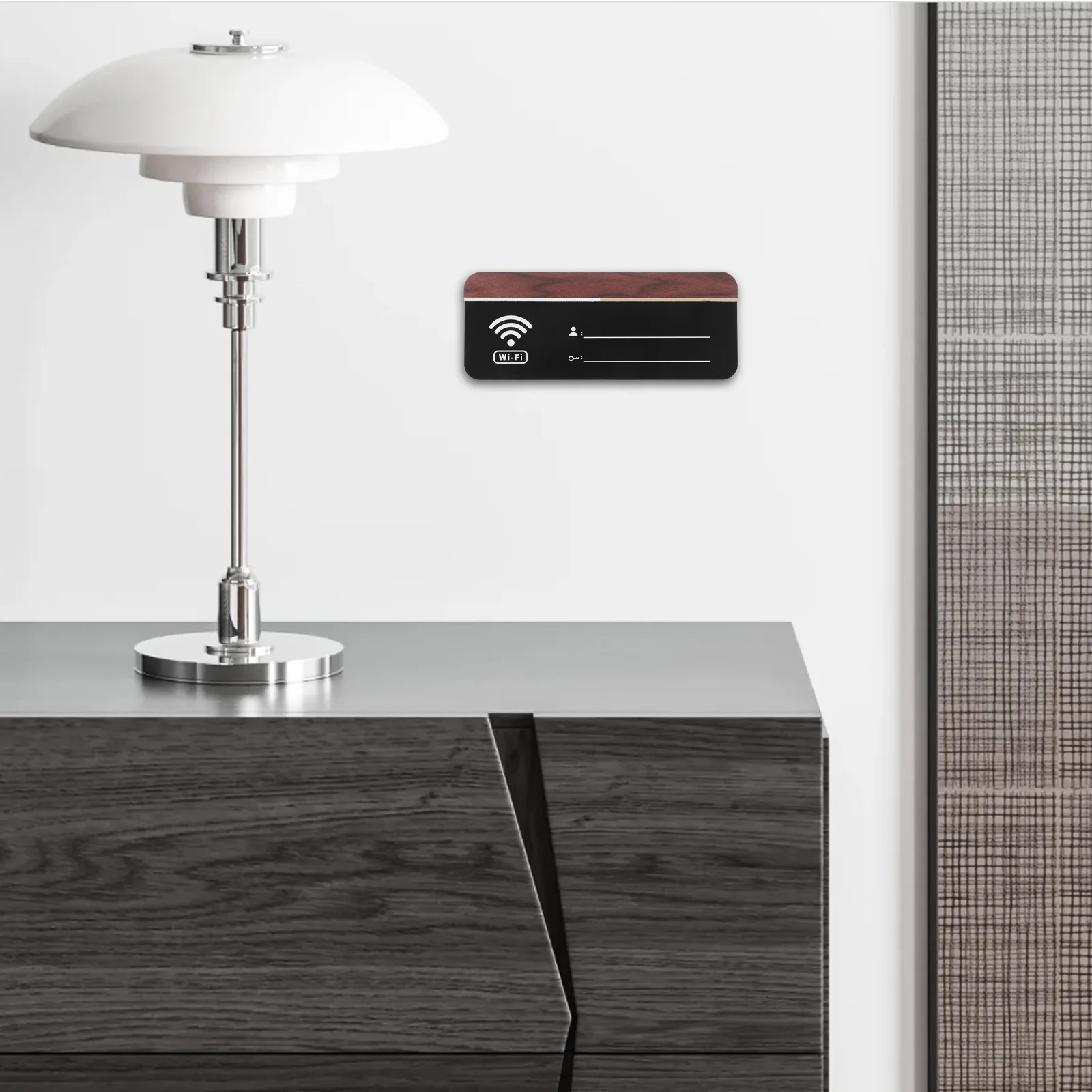 

WiFi Password Acrylic Sign for Home Guest Room Business Wall Display WiFi Account Reminder Board Durable Password Book