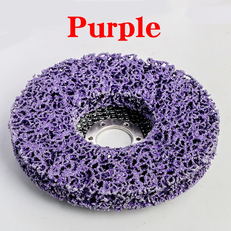 4 "4.5" 125Mm Poly Strip Disc Schurende Wiel Verf Roest Remover Schoon Slijpen Wielen Voor Motorfietsen Duurzaam haakse Slijper Auto