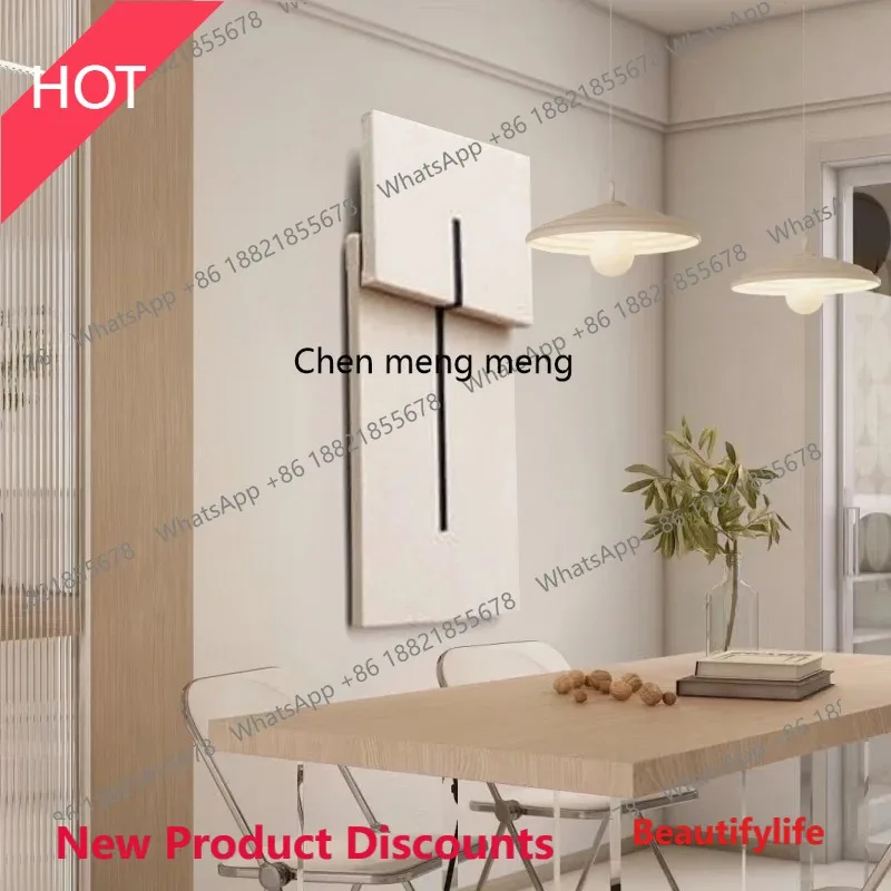 Wabi Silent Wind Vertical Three-dimensional Craft Entry Door Entrance Living Room Decorative Painting