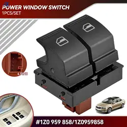 Car Drive Side Electronic Window Master Control Switch Button for SKODA YETI FABIA MK2 OCTAVIA 2 ROOMSTER 1Z0 959 858 1Z0959858