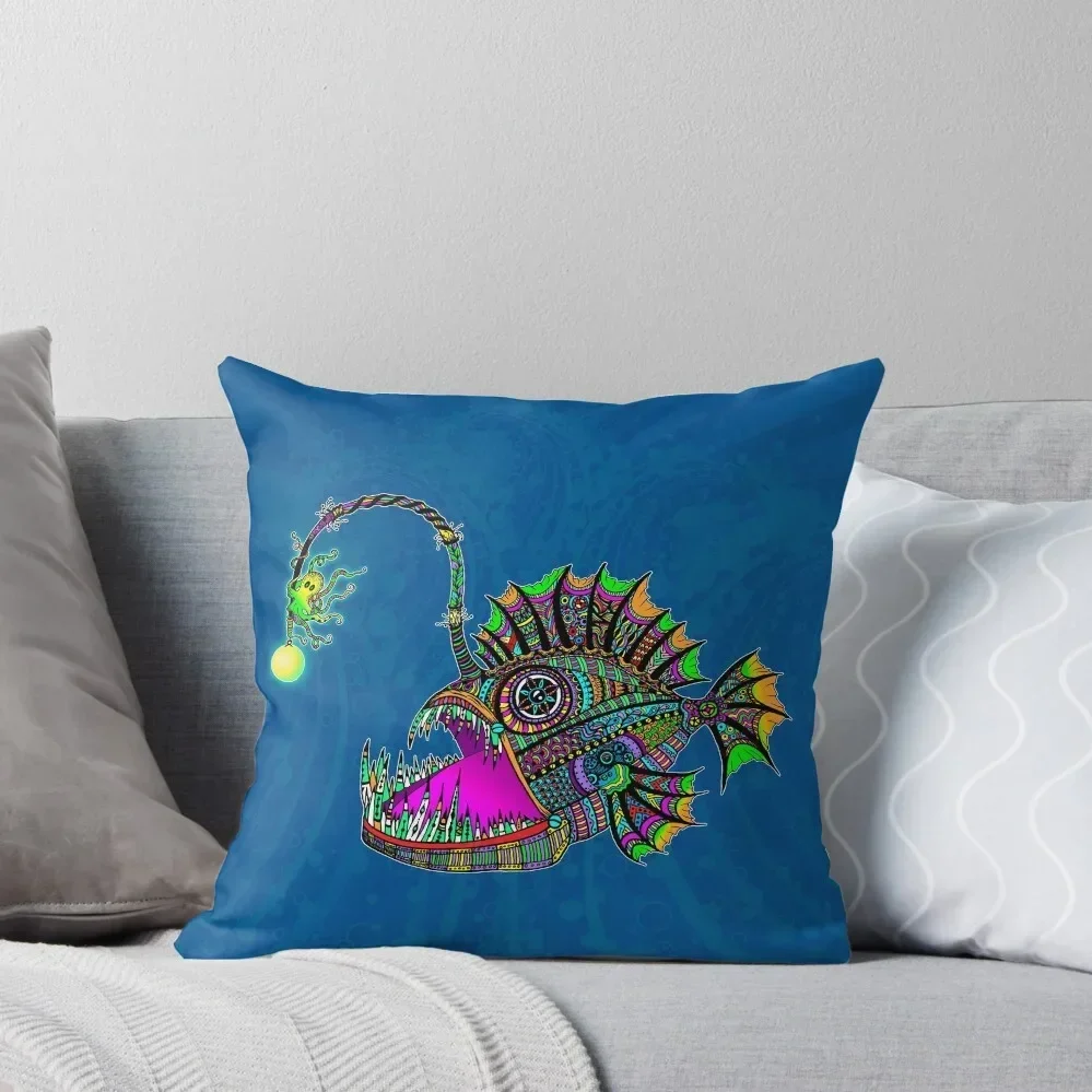 

Electric Angler Fish Throw Pillow pillowcases for sofa cushions Sofa Cushion Cover Pillow Cases Decorative pillow