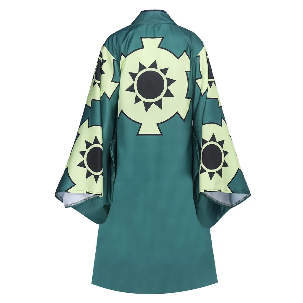 Costume Cosplay Zoro Juurou pour Enfants, Robe Wano Country Anime, 7.5 Aate Roleplay, Tenues Kimono, Tenues pour Enfants, ixd'Halloween, Trempé