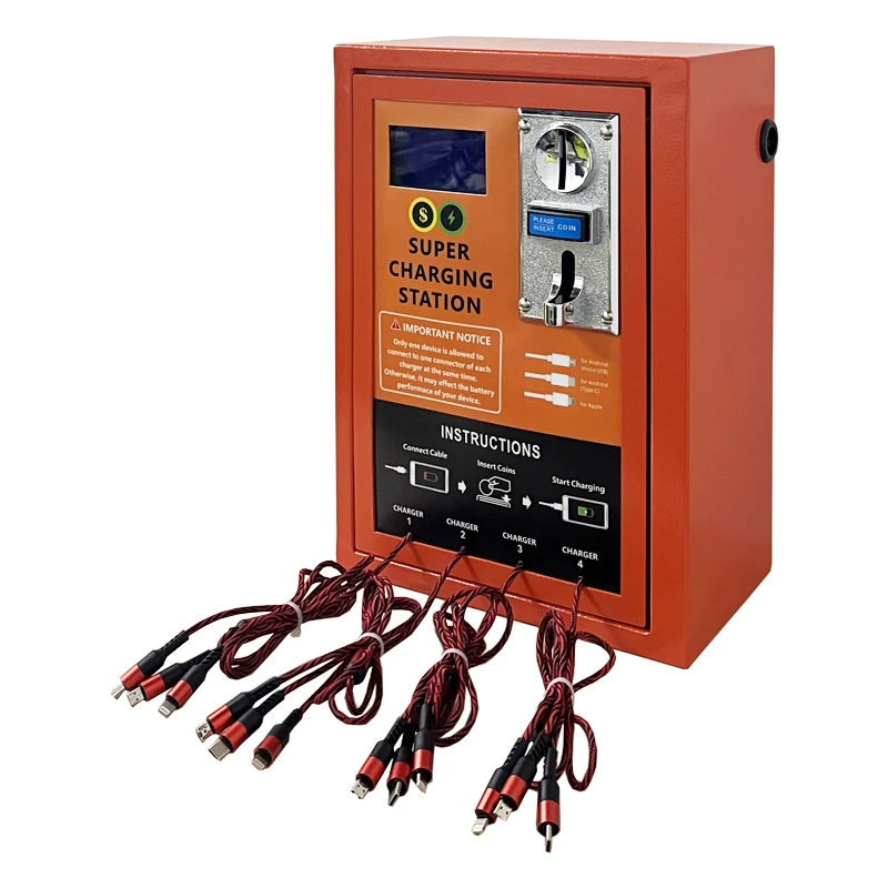 3 in 1 Cable Coin Mobile Charging Automatic Charger