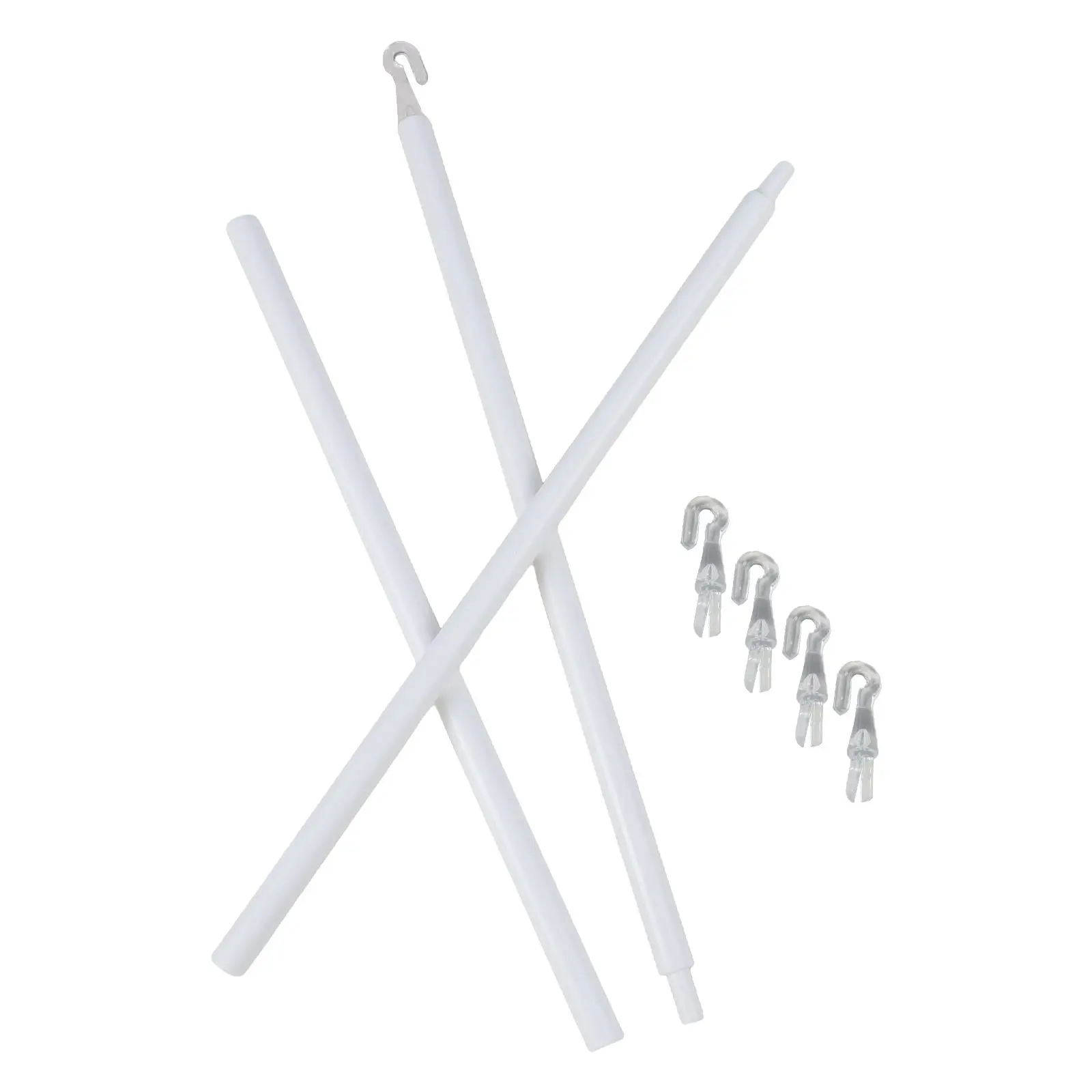 35 Inch 89CM Venetian Blinds Rotating Rod Set Venetian Blinds Pull Rod PP Roller Adjustable Length Window Decoration Hardware
