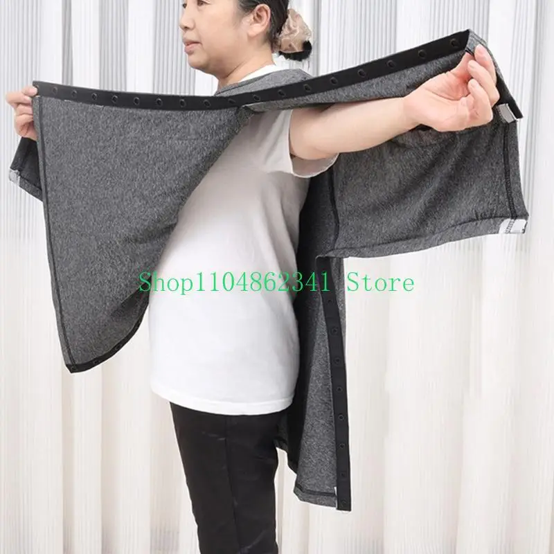 5ASD كتف ما بعد العمليات الجراحية قميص الانتعاش الكامل بعيدا الأكمام طويلة القميص الوصول إلى المنفذ للنساء للنساء الهدايا #1