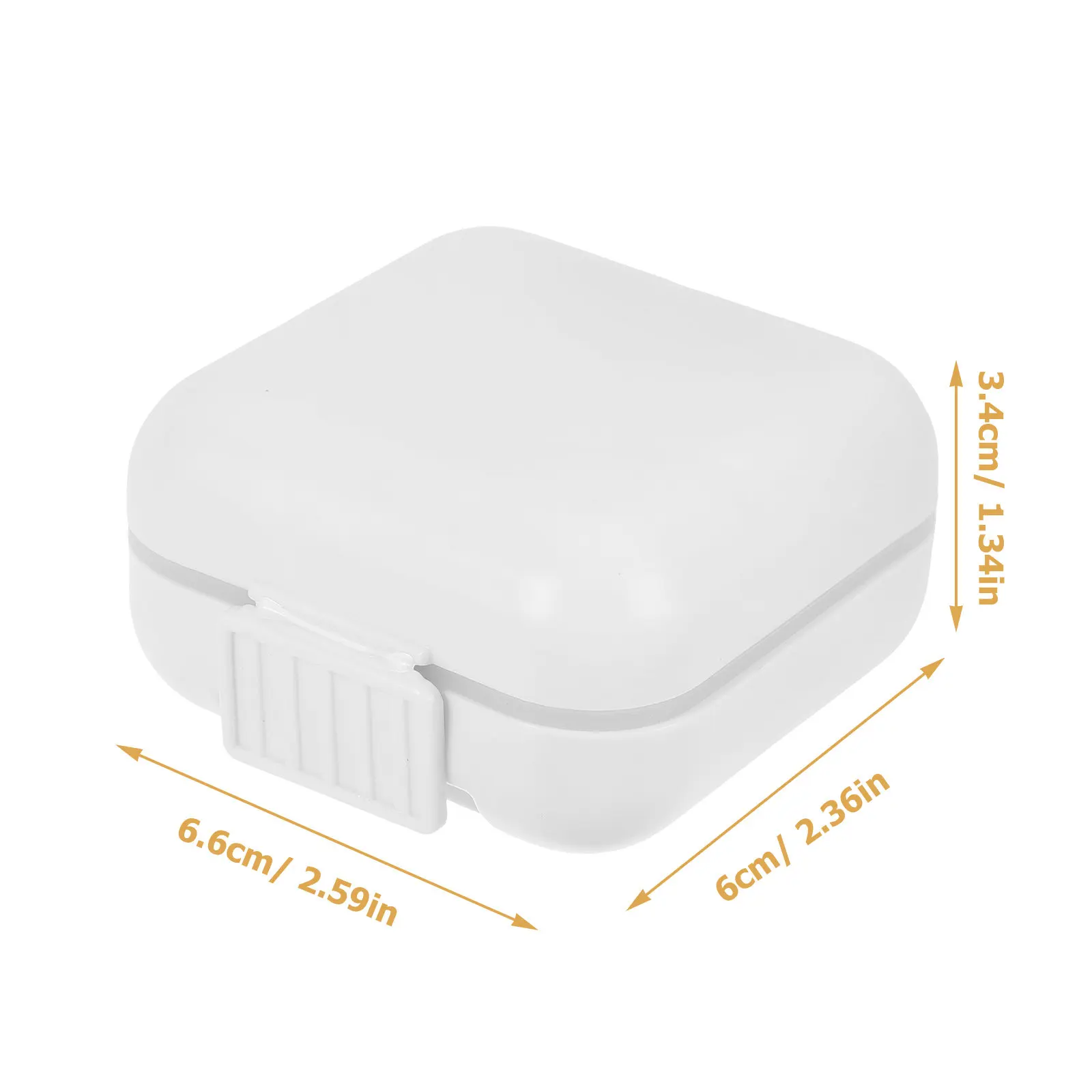 Mini Portable Pill Organizer Travel Medicine Case Seal Independent Compartments for Tablets Vitamins Daily Essential